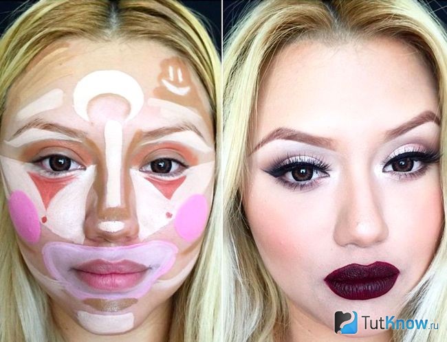 Скульптурирование лица: до и после