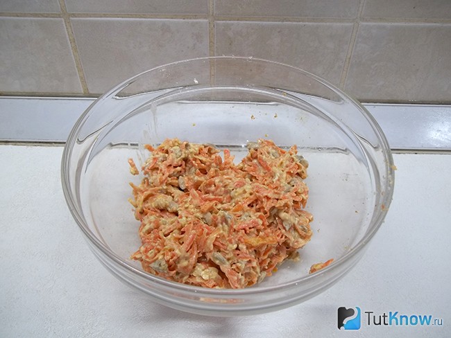 Продукты вымешаны