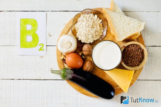 Витамин В2 в продуктах