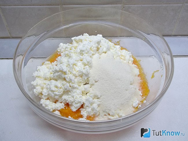 К продуктам добавлена манка