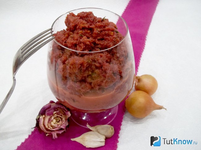 Готовая свекольная икра
