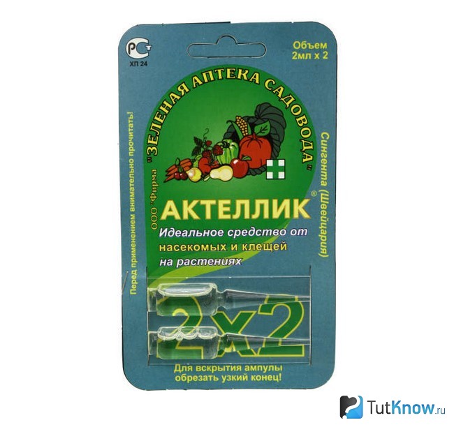Актеллик для ухода за пародией