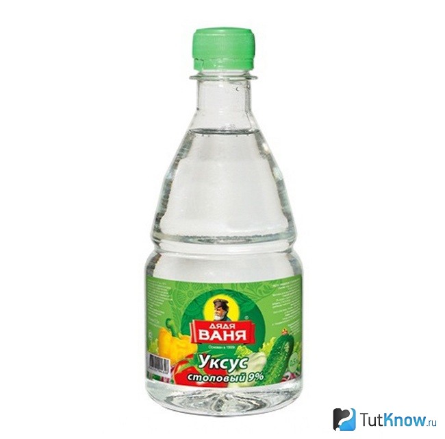 Уксус в бутылке