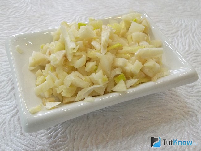 Чеснок измельчен