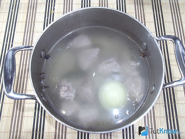 Сваренный бульон