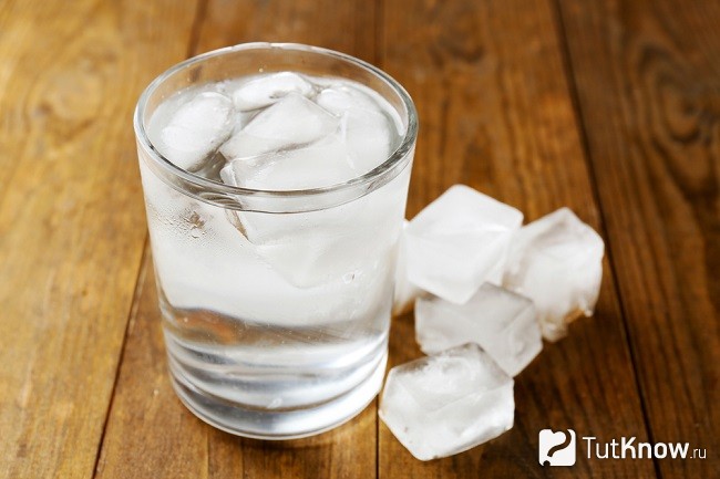 Стакан холодной воды