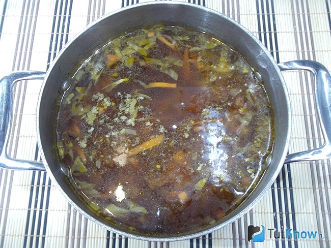 Суп варится