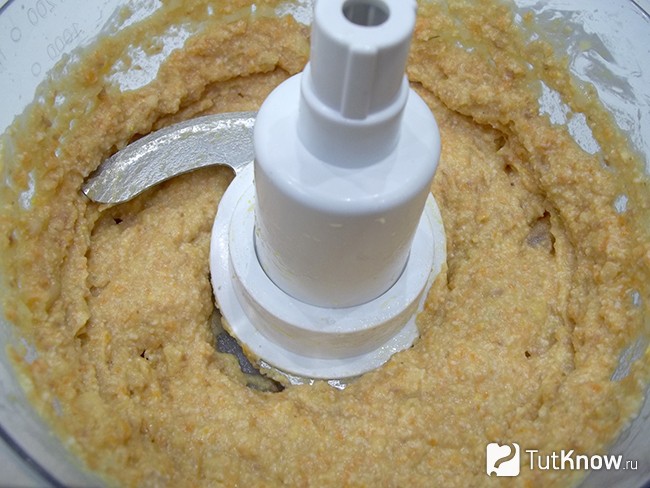 Продукты измельчены