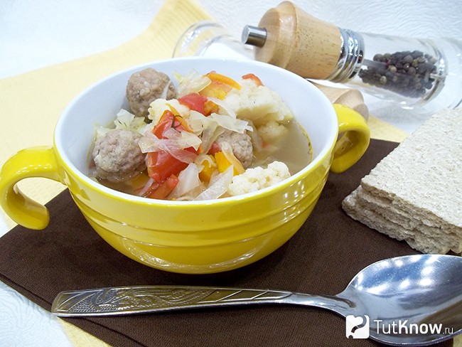 овощной суп с цветной капустой и фрикадельками. 1468661030 8 100 9891. овощной суп с цветной капустой и фрикадельками фото. овощной суп с цветной капустой и фрикадельками-1468661030 8 100 9891. картинка овощной суп с цветной капустой и фрикадельками. картинка 1468661030 8 100 9891. Для приготовления супа нам понадобятся продукты указанные в списке.