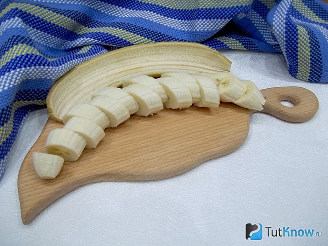 Бананы очищены