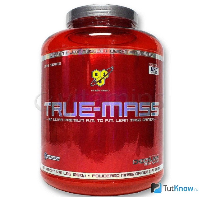 True-Mass. BSN true Mass (2610 г.) ваниль.