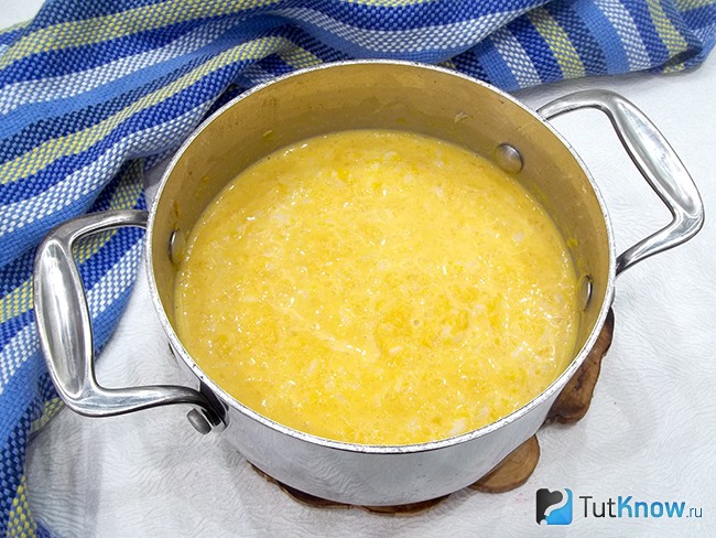 Продукты вымешаны