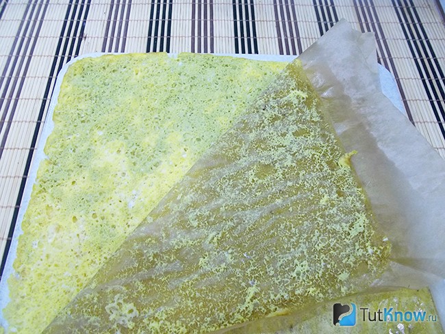 Испечен сырный корж