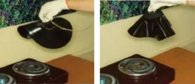 Изменение формы старой пластинки