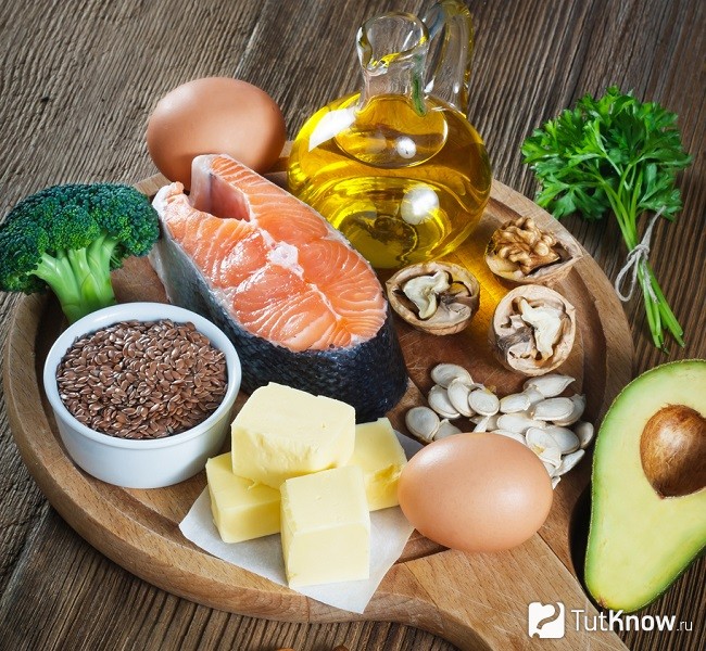 Семена льна и другие продукты, содержащие омега-жиры
