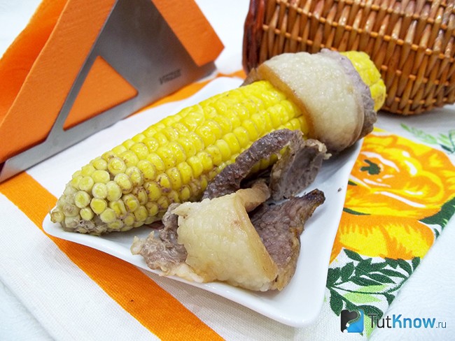 Готовая кукуруза