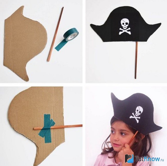Макет пиратской шляпки