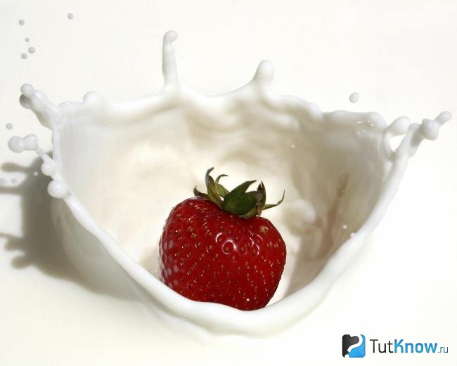 Молочный пилинг с йогуртом