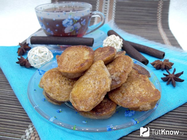 Готовые бананы в кляре из ржаной муки