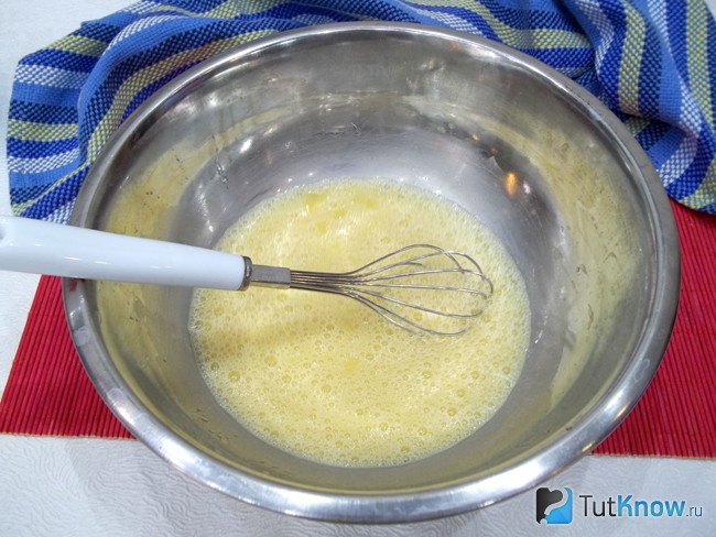 Продукты вымешаны