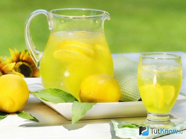 Напиток для похудения с лимоном