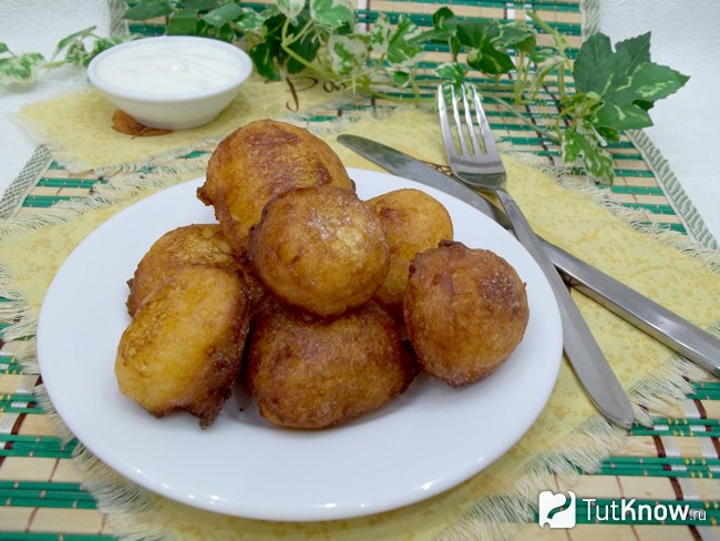 Готовые картофельные шарики