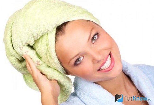 Обёртывание волос с облепиховым маслом