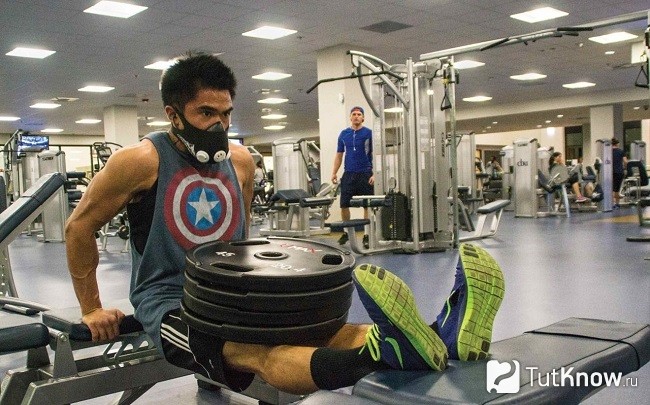 Тренировка с training mask