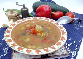 Витаминный суп для безуглеводной диеты
