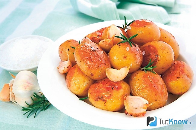 Печёный картофель