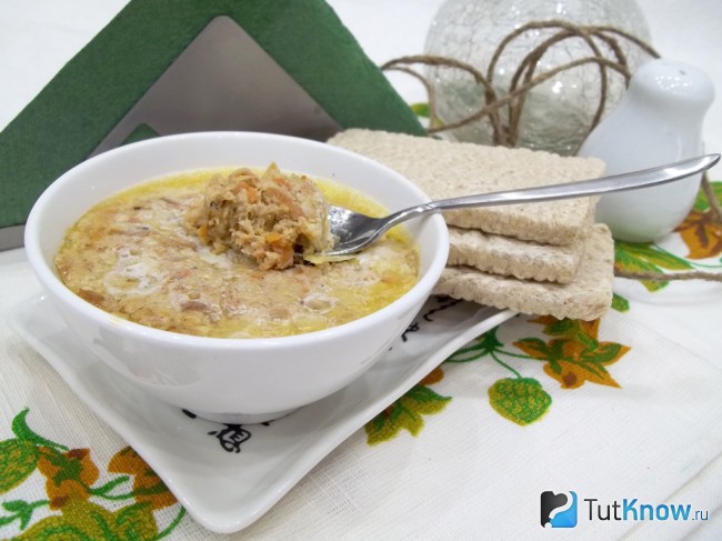 Готовое суфле из куриного филе