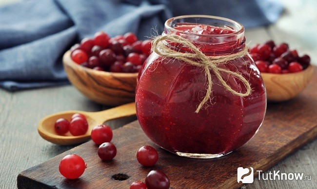 Клюква с сахаром