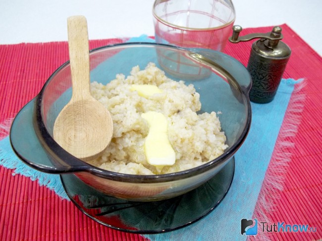 Готовая пшеничная каша