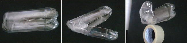 Заготовки для дракона из пластиковых бутылок