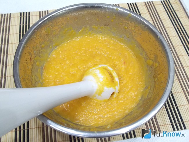 Овощи пюрированы