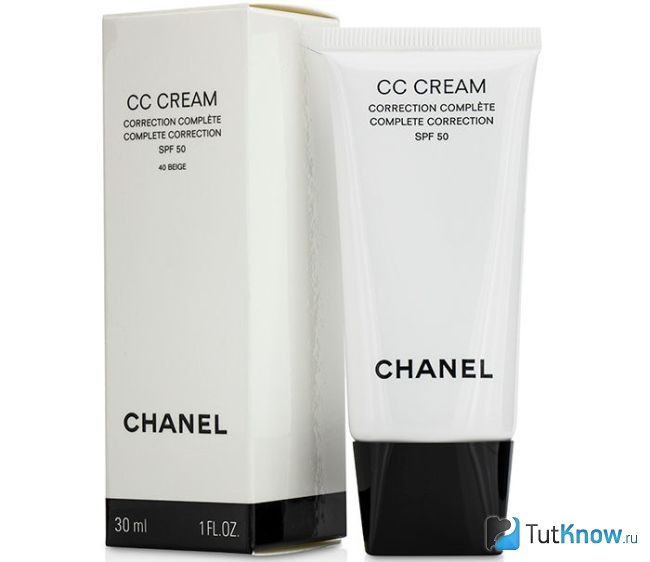Упаковка и CC Cream 5 в 1 от Chanel