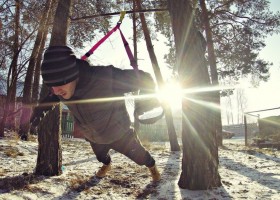 Как тренироваться зимой на улице – комплекс упражнений