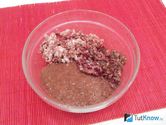 Мясо и субпродукты перекручены