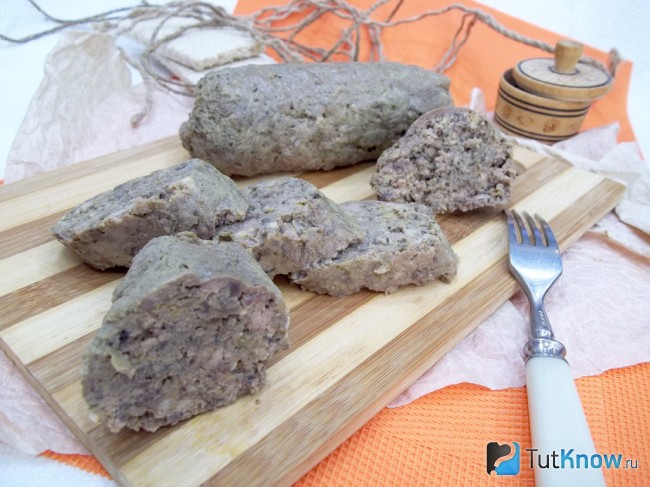 Готовая домашняя колбаса
