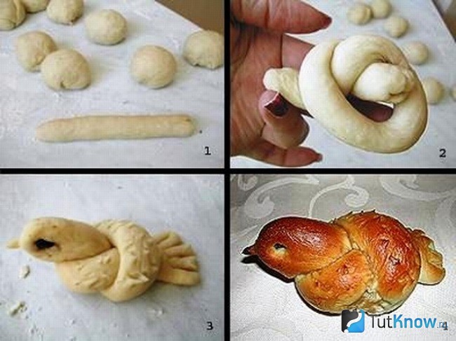 Жаворонки из теста