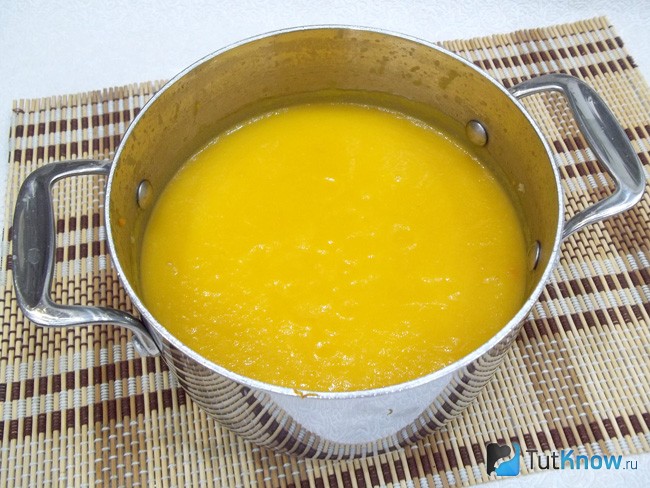 Овощи пюрированы
