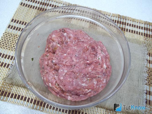 Фарш вымешан