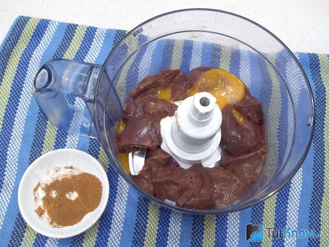 К печени добавлены специи