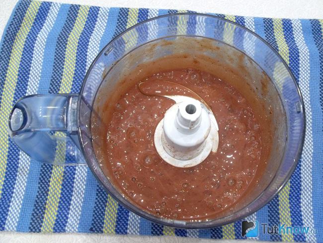 Печень измельчена