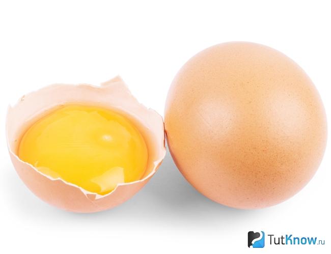 Яйца как компонент глицериновой маски