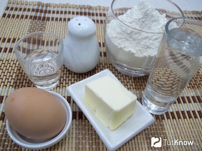 Продукты для теста