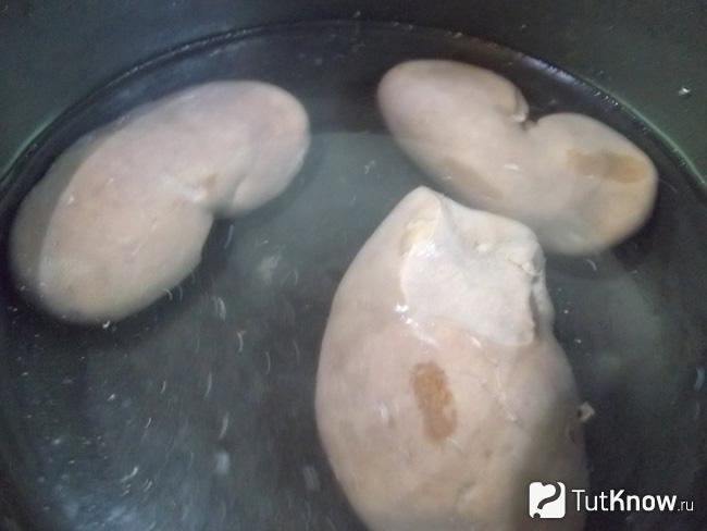 Почки варятся