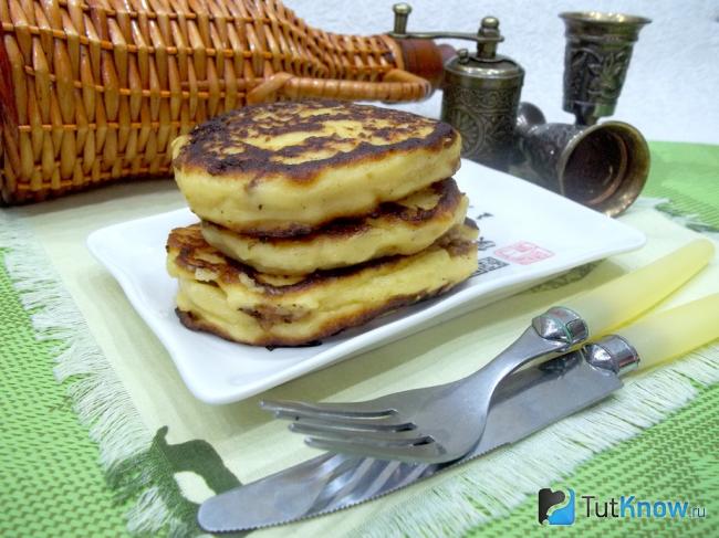 Готовые котлеты из картофельного пюре