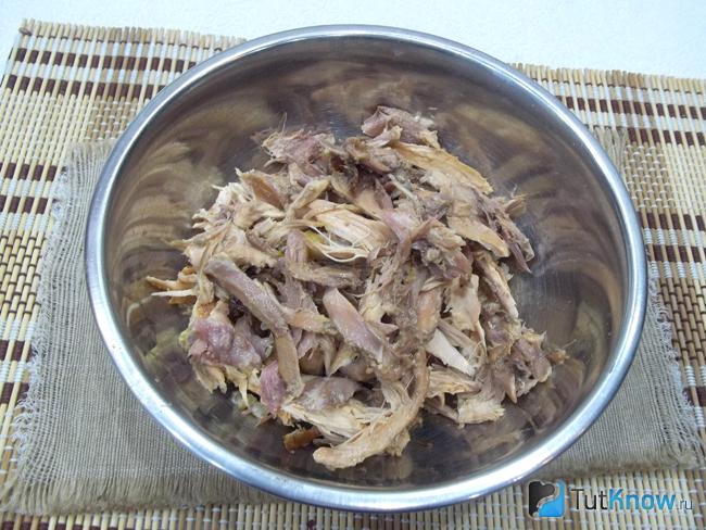 Мясо перебрано от костей
