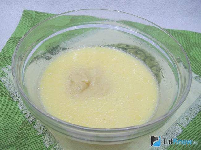 Продукты вымешаны